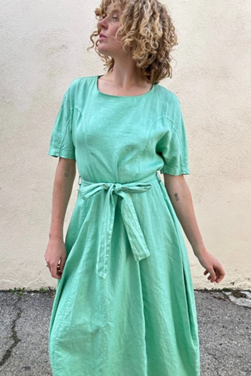 Henrik Vibskov Again Dress in Jade Green Selected by The Curatorial Dept.