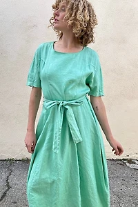 Henrik Vibskov Again Dress in Jade Green Selected by The Curatorial Dept.