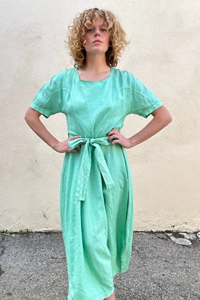 Henrik Vibskov Again Dress in Jade Green Selected by The Curatorial Dept.