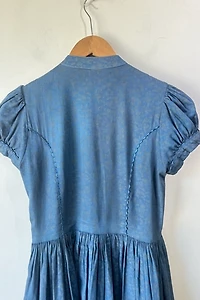 Lena Hoschek Blue Gretl Austrian Dress Selected by The Curatorial Dept.