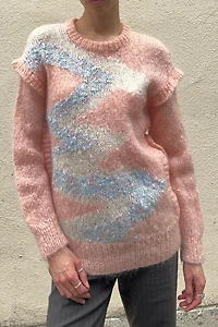 Bonz Pink Mohair Sweater Selected by The Curatorial Dept.