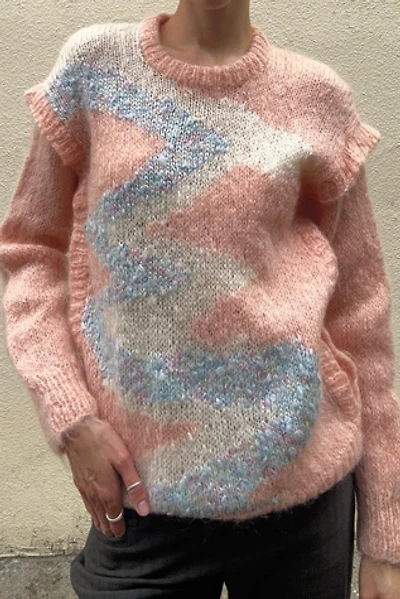 Bonz Pink Mohair Sweater Selected by The Curatorial Dept.
