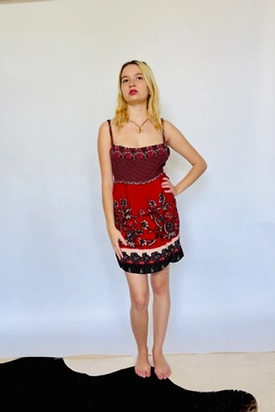 Vintage Non Repeating Print Dress Selected by Atlantic Vintage