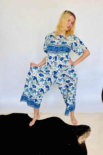 Vintage Block Print Jumpsuit Selected by Atlantic Vintage