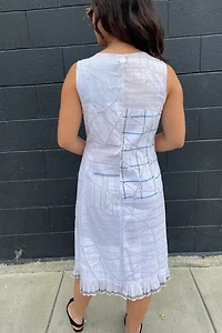 Dosa Applique Dress with Ruffle Hem Selected by FernMercantile