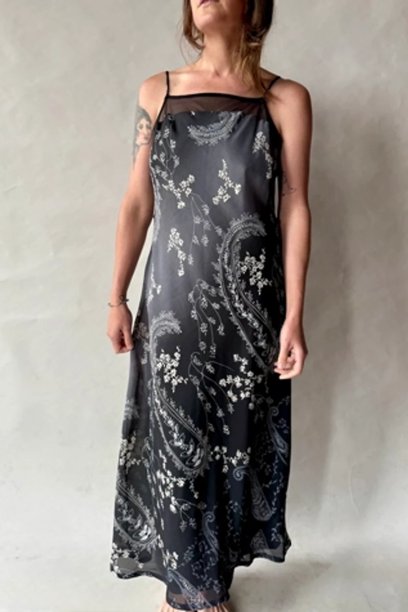 90s Floral Maxi Dress Selected by Wax Plant