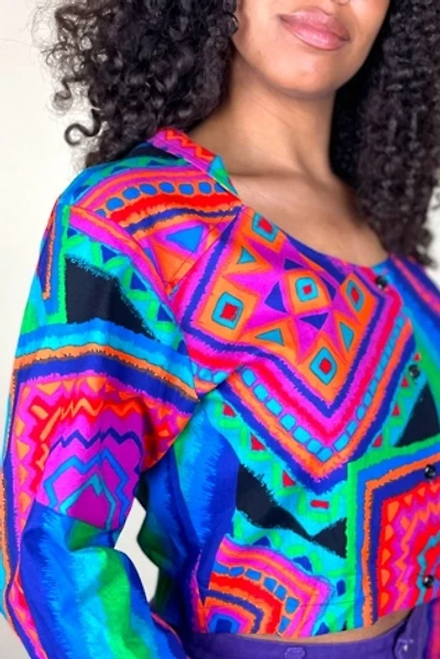 Vintage Nineties Colorful Shirt Selected By Ankh By Racquel