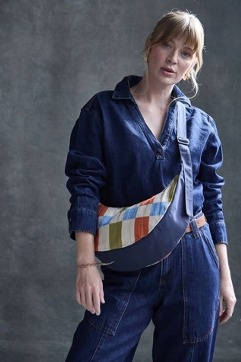 Anchal Tile Crescent Bag