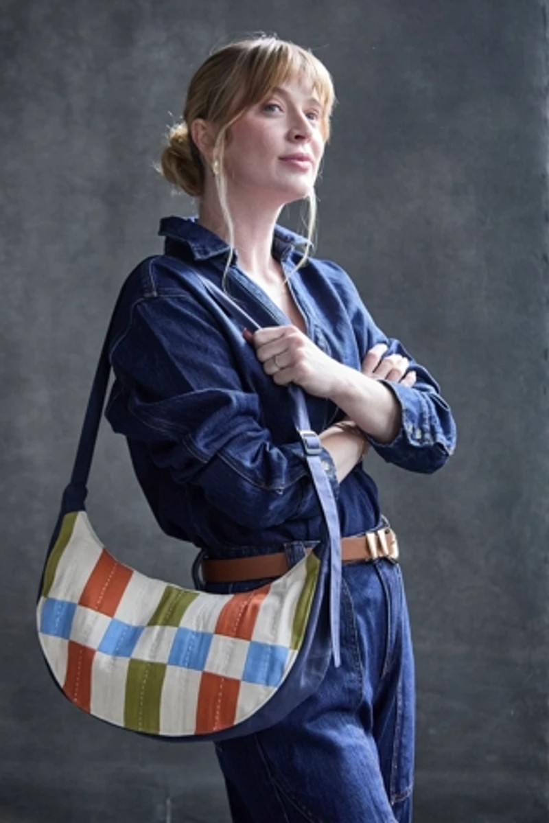 Anchal Tile Crescent Bag
