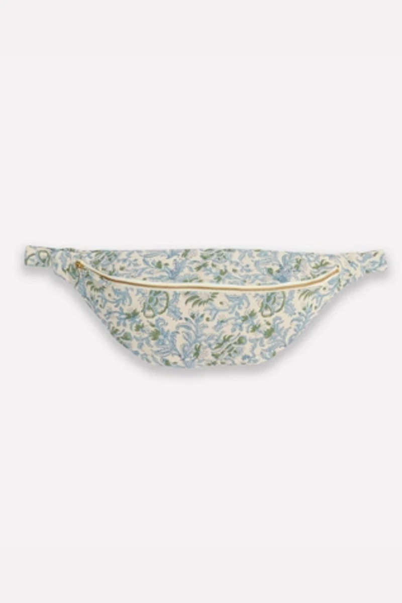 Anchal Block Print Floral Sling Crossbody Bag