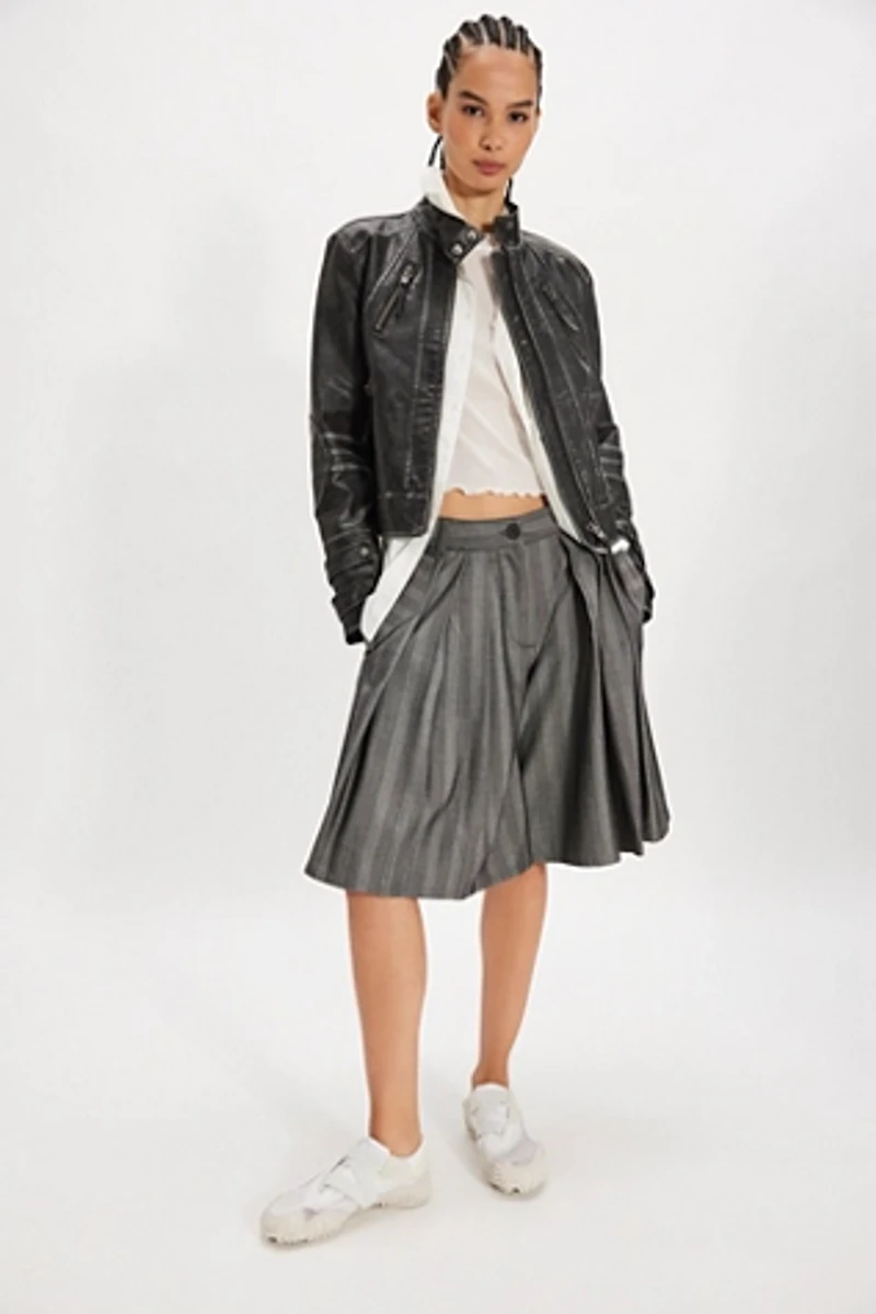 We The Free Jesse Vegan Leather Moto Jacket