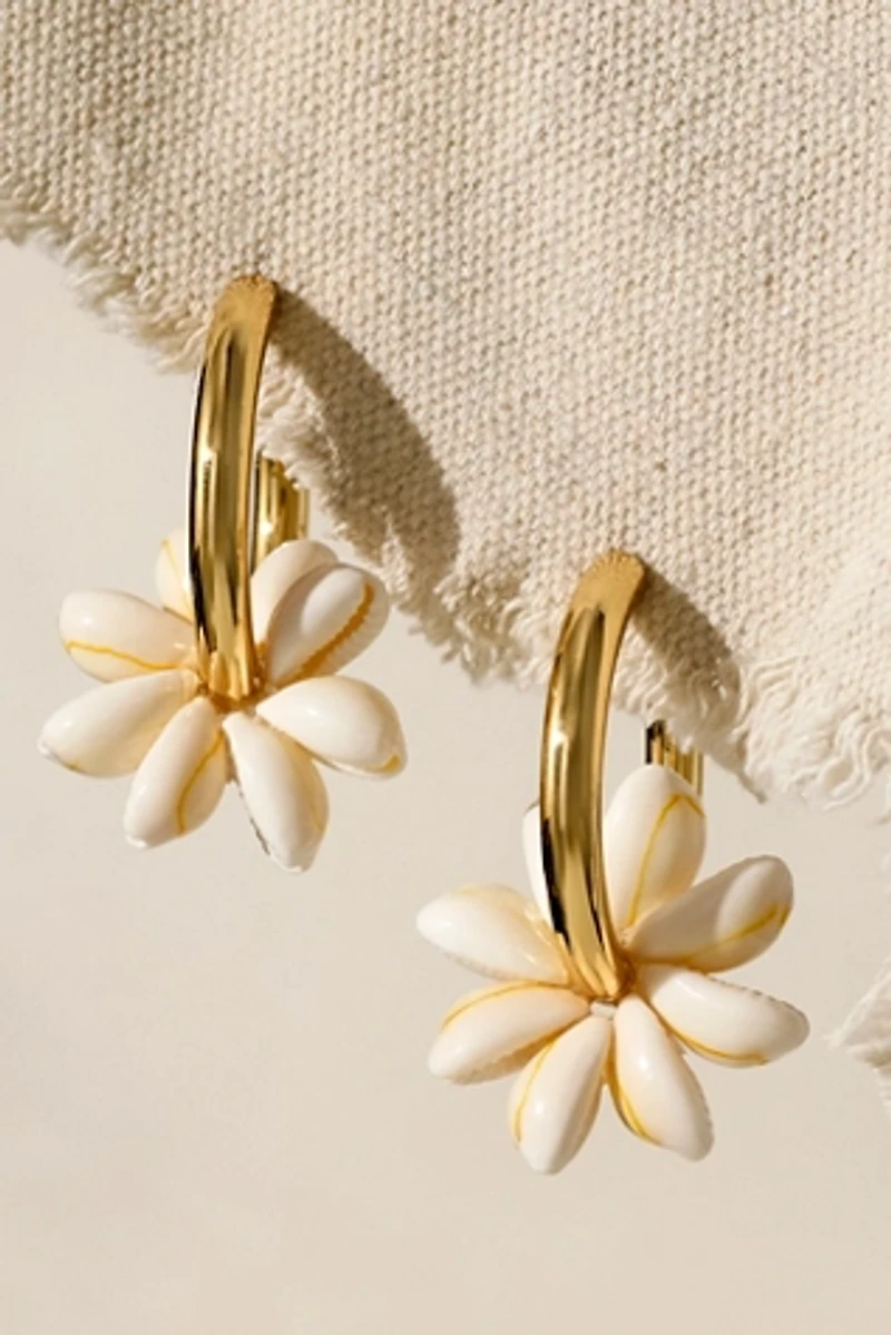 Logan Tay Shell Hoops