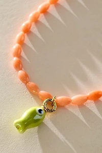 Logan Tay Beaded Fish Necklace
