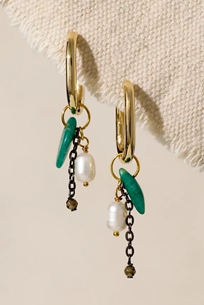 Marly Moretti Freshwater Pearl Hoops