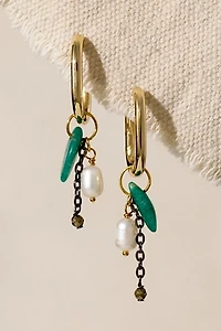 Marly Moretti Freshwater Pearl Hoops