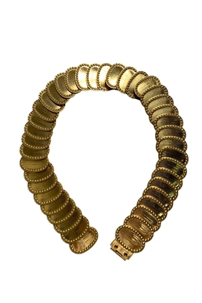 Vintage Gold Medallion Stretch Belt Selected by SharpLilTeeth