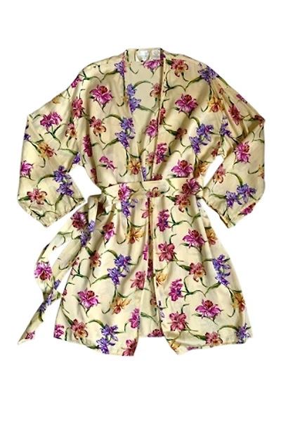 Vintage Floral Silk Robe Selected by SharpLilTeeth