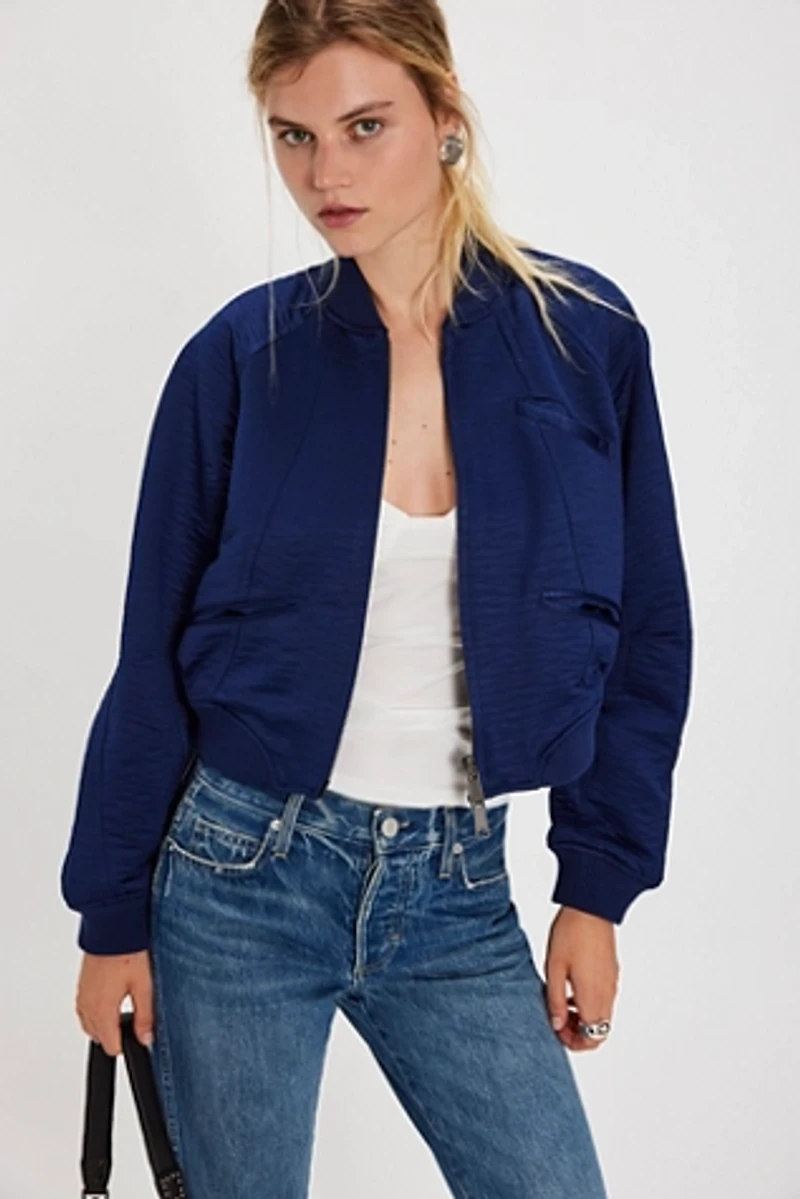 Ellie Satin Bomber