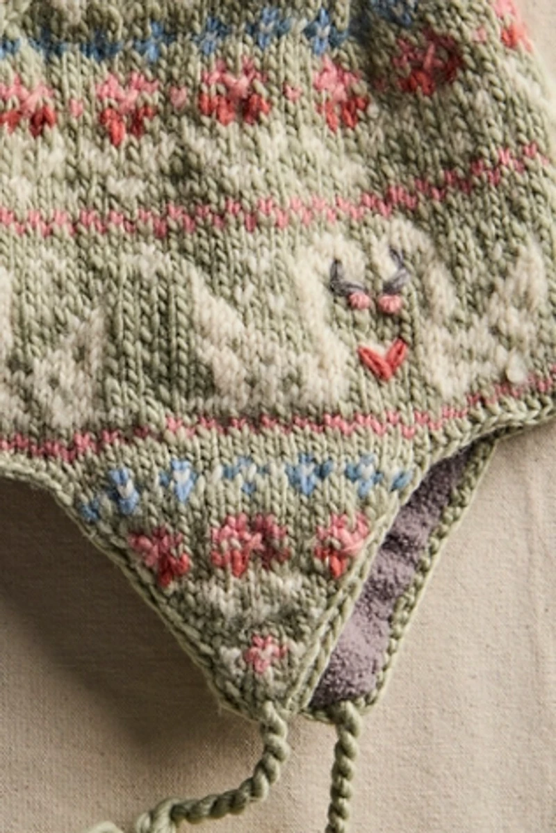 Swan Earflap Trapper Hat