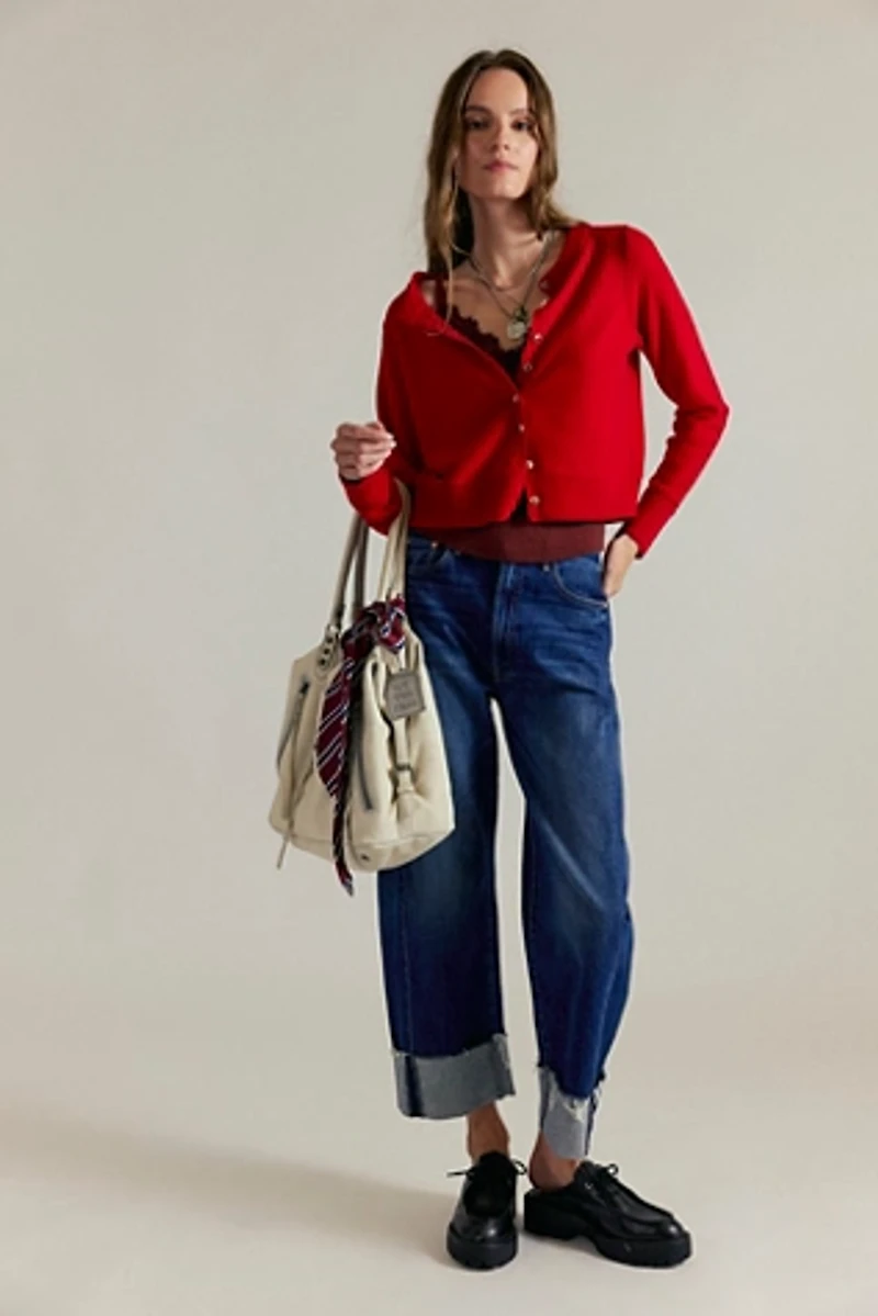 Lace Cashmere Tank Top