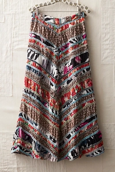 FP MART: Vintage: The Originals Mixed Media High-Waisted Maxi Skirt