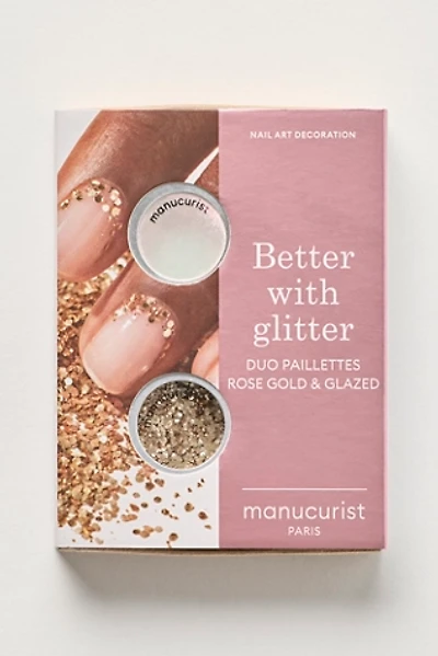 Manucurist Glitters Duo Rose Gold & Glazed