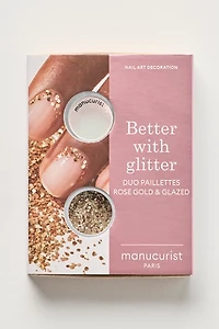 Manucurist Glitters Duo Rose Gold & Glazed