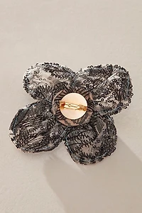 Tess Fabric Flower Brooch