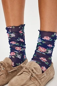 Only Hearts In Bloom Socks