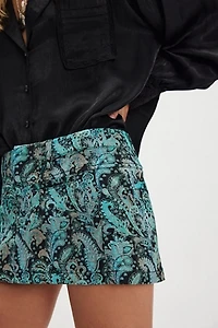 We The Free Mille-Fleurs Jacquard Micro Skirt