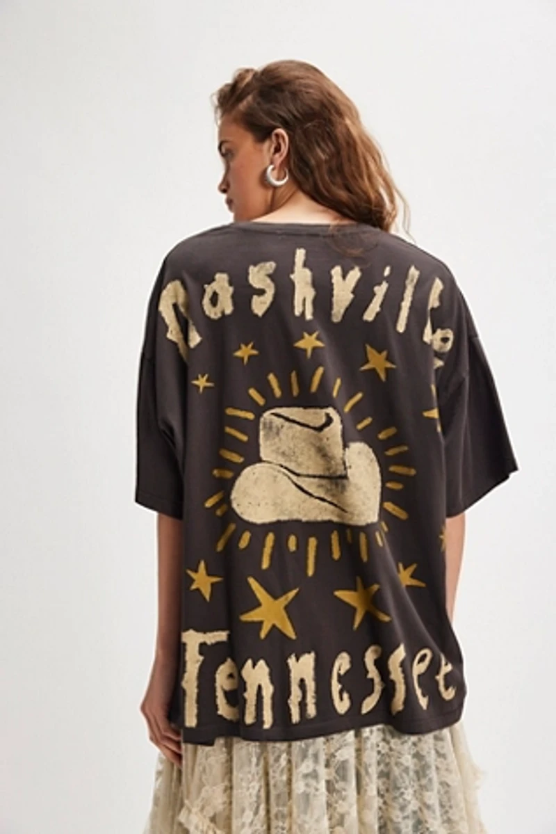 Johnny Cash Doodles Tee