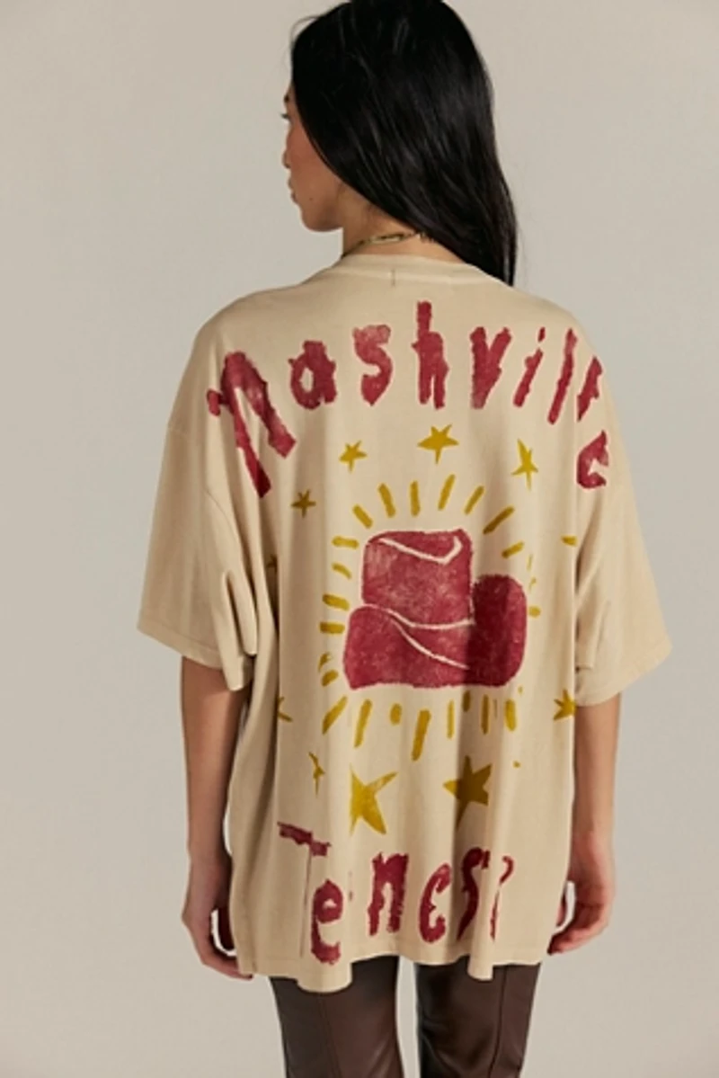 Johnny Cash Doodles Tee