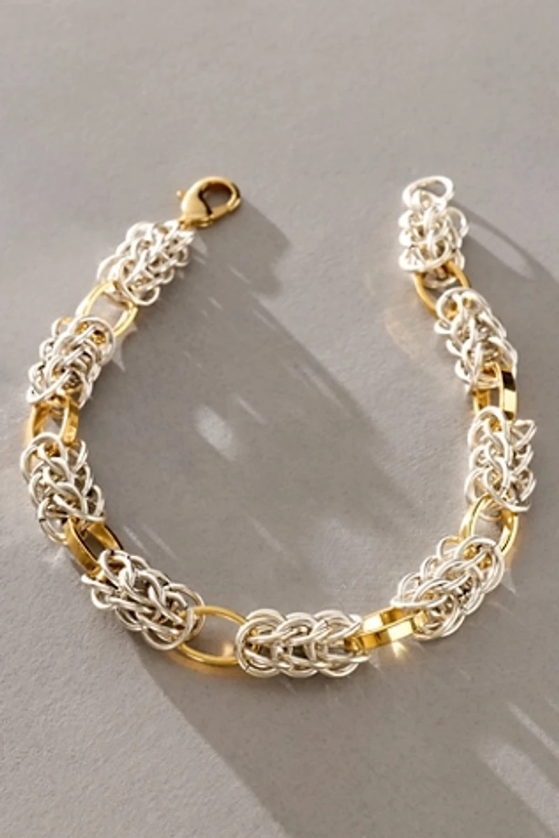Paula Rosen Two Tone Cage Necklace
