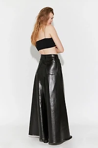 AGOLDE Odin Leather Skirt