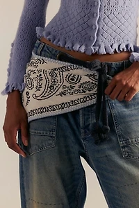 Carmen Knitted Triangle Bandana