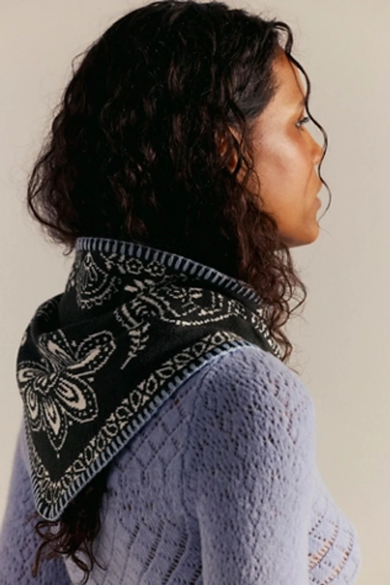 Carmen Knitted Triangle Bandana
