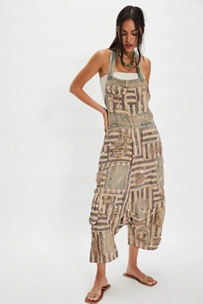 Magnolia Pearl Patchwork Frankie Overalls