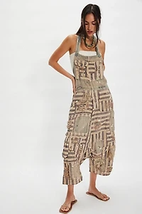 Magnolia Pearl Patchwork Frankie Overalls