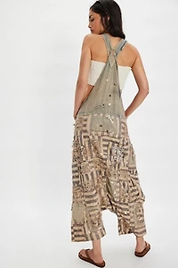 Magnolia Pearl Patchwork Frankie Overalls