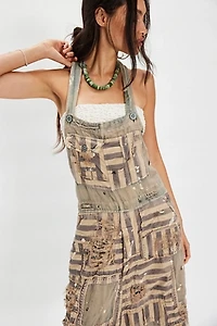 Magnolia Pearl Patchwork Frankie Overalls