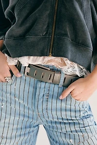 We The Free Don't Wait Up Pinstripe Boyfriend Jeans