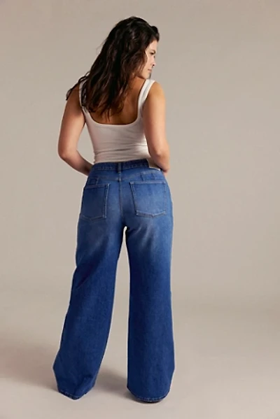 CRVY Better Half Mid-Rise Straight Jeans