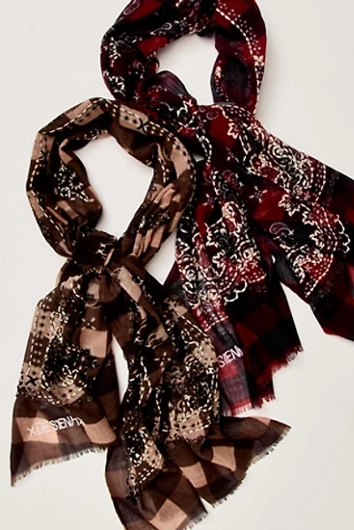 De Sienna Gingham Scarf