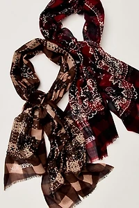 De Sienna Gingham Scarf