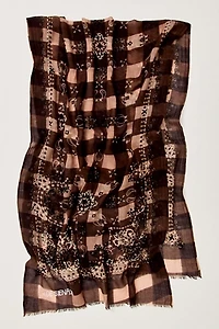 De Sienna Gingham Scarf