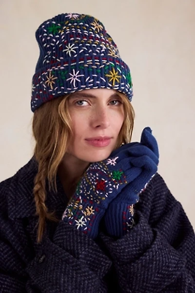 De Sienna Embroidered Beanie
