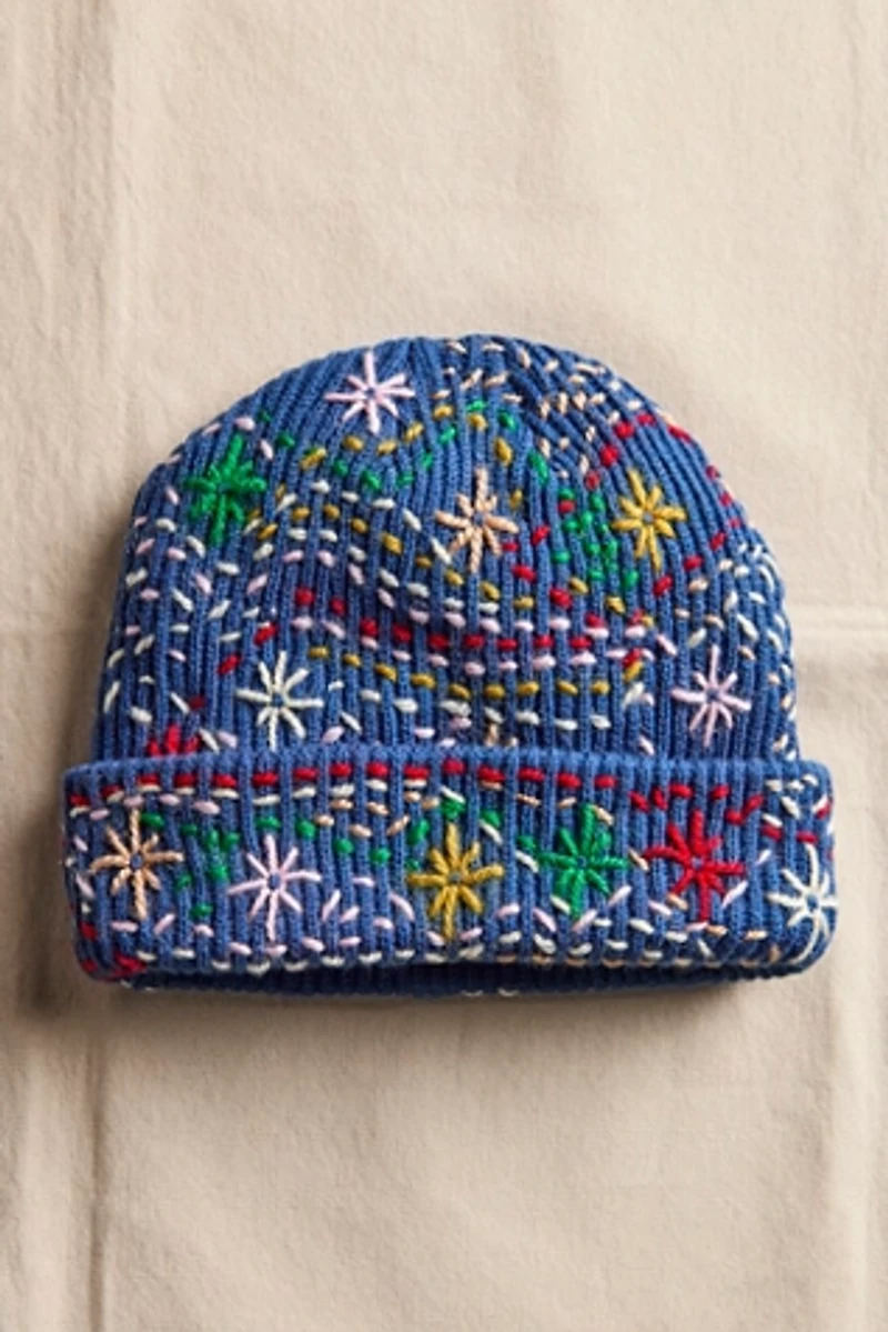 De Sienna Embroidered Beanie