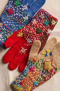 De Sienna Embroidered Gloves