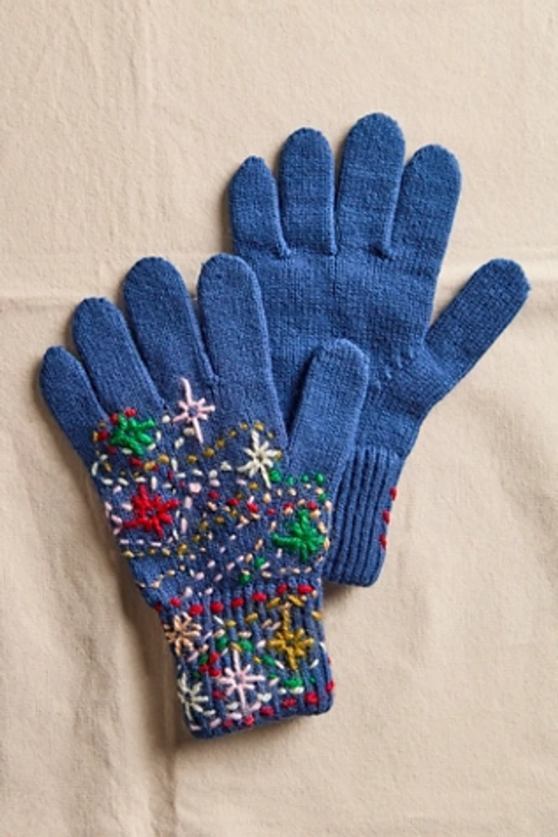 De Sienna Embroidered Gloves