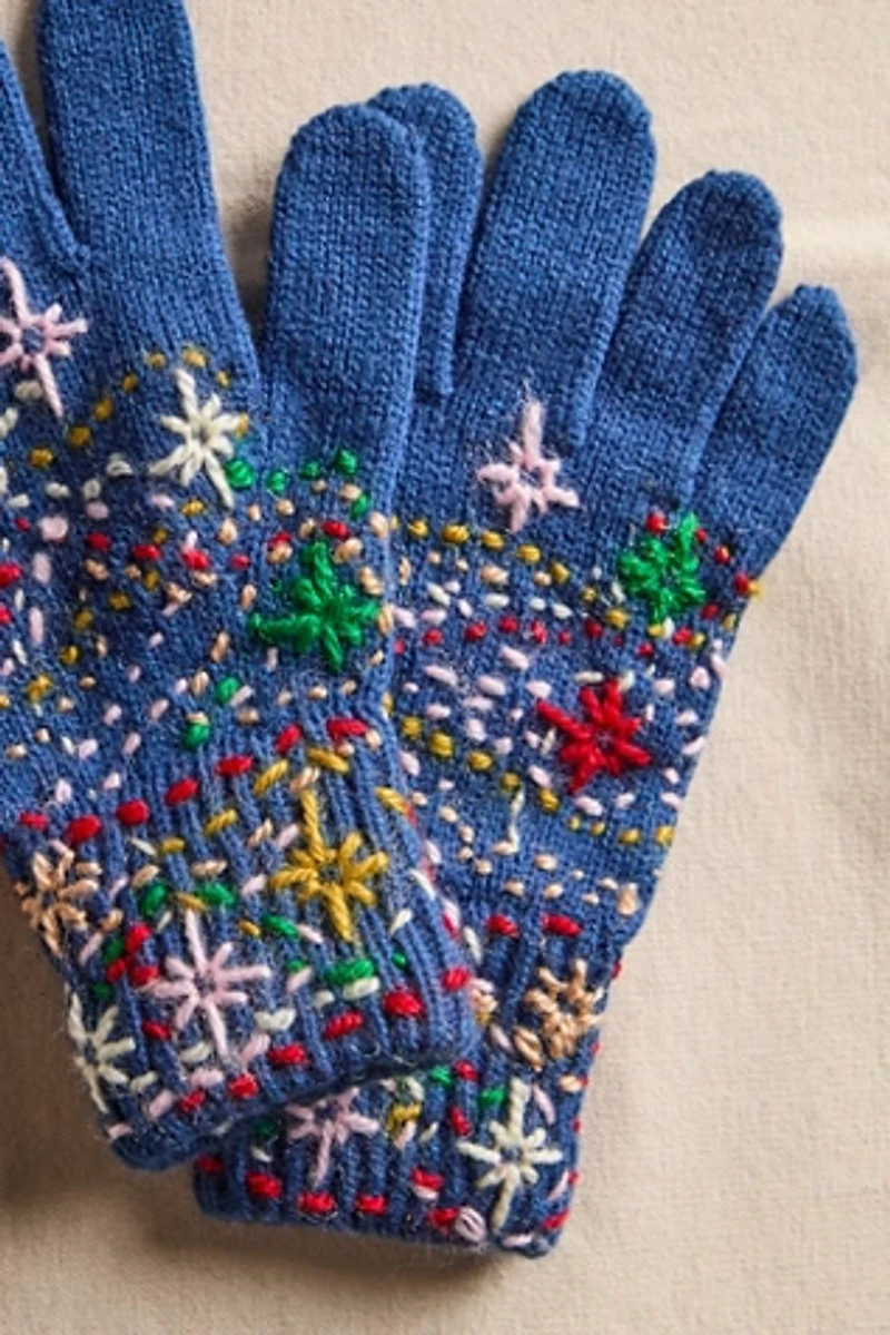 De Sienna Embroidered Gloves